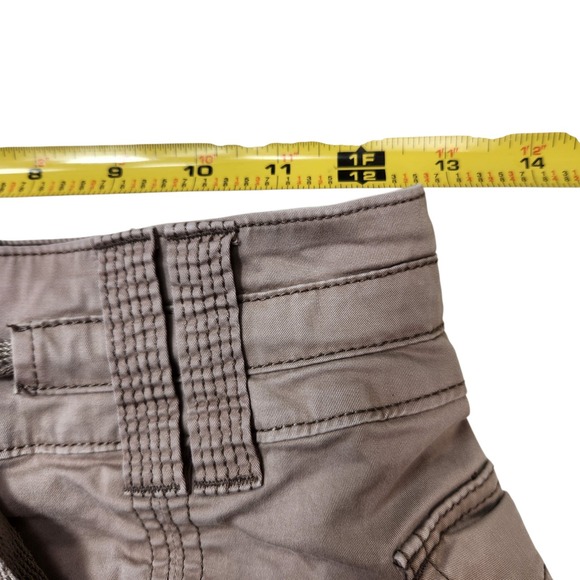 Hollister Size XS Low Rise Cargo Mini Skirt Tan Y2K Style Skort Gorp Utility - Picture 6 of 11